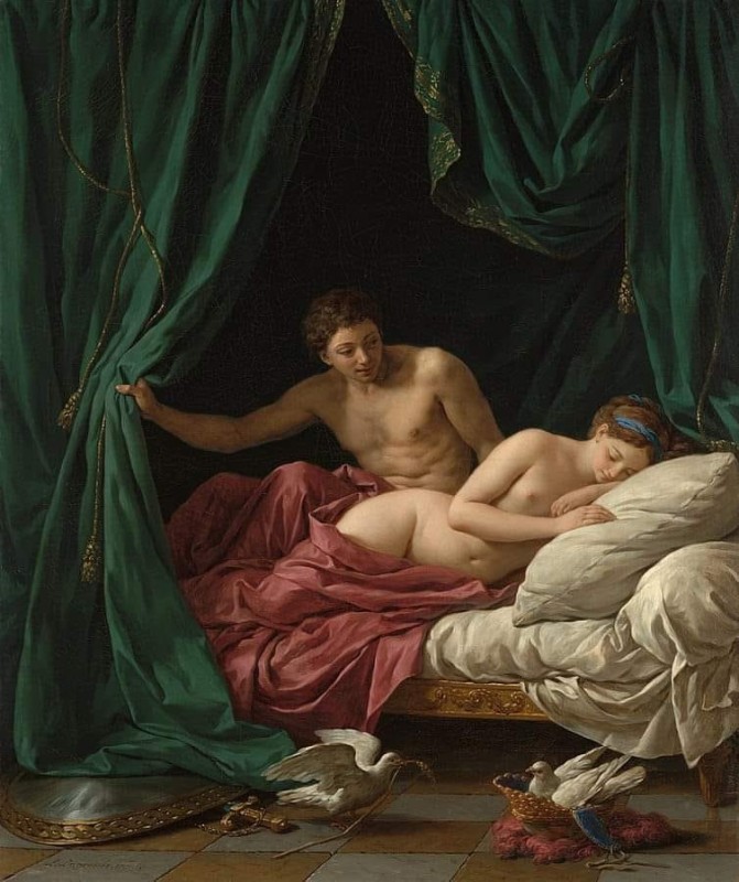 Создать мем: жан-оноре фрагонар (1732-1806) /, спящая венера, луи жан-франсуа лагрене