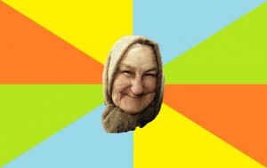 Create meme: Angry Gran