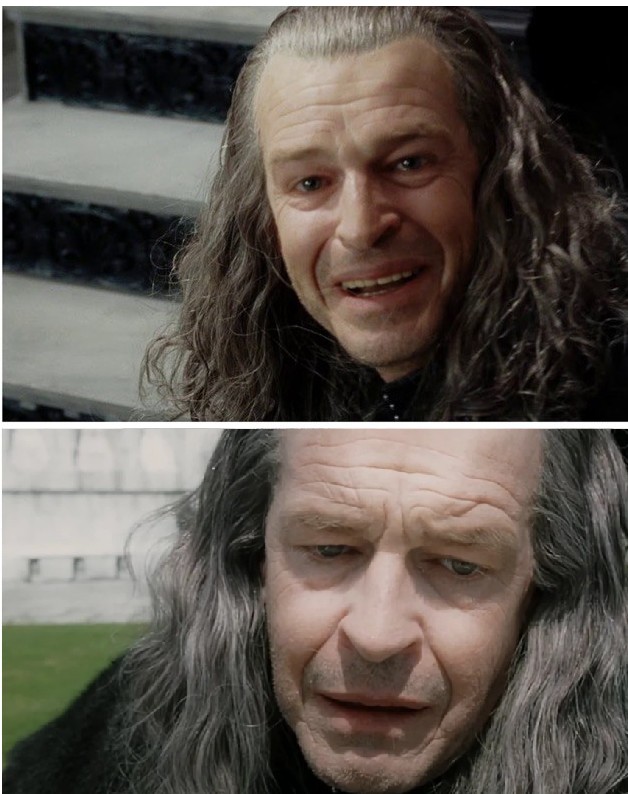 Create meme: the Lord of the rings Gandalf, denetor ii, the Lord of the rings 