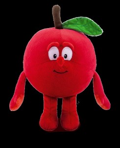 Создать мем: плюшевая игрушка клубника, мягкая игрушка «клубника», мягкая игрушка яблоко красное