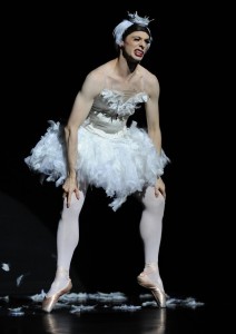 Create meme: les ballets trockadero de monte carlo, swan lake, innovations form the ballet stripes