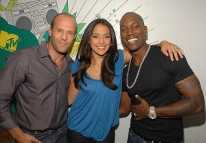 Create meme: Tyrese Gibson smertelnaya race, Tyrese Gibson and his wife, Tyrese Gibson