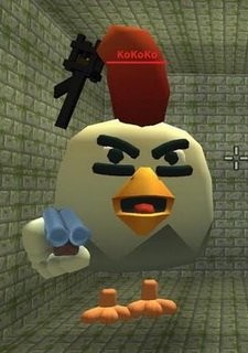 Создать мем: взломанный chicken gun, chicken gun 3.0.5 крош, игра chicken gun