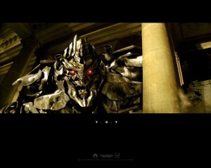 Create meme: transformers 2 fight in the desert, transformers, Megatron photos on the avu