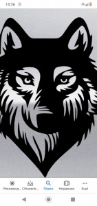 Create meme: sticker wolf, car stickers wolf, stencil wolf form wolf