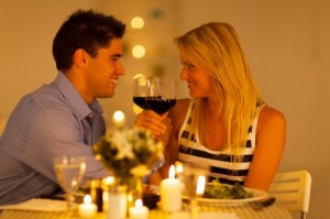 Create meme: couple at restaurant photo, a romantic video for two, dinner for two