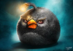 Создать мем: птички angry birds, птицы из энгри бердз, злые птички