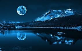 Создать мем: ночная природа картинки, красивые картинки ночи и луны, обои на рабочий стол луна
