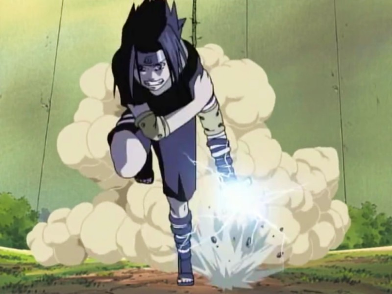 Create meme: sasuke chidori technique, chidori sasuke, Sasuke kun