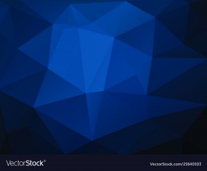 Create meme: origami, gradient, blue triangles background