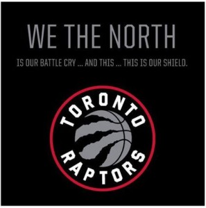 Create meme: we the north, The Toronto Raptors, toronto raptors logo on the phone