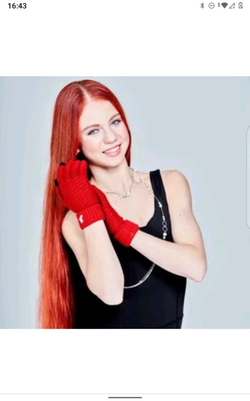 Создать мем: волосы рыжие, девушка, фигуристка александра