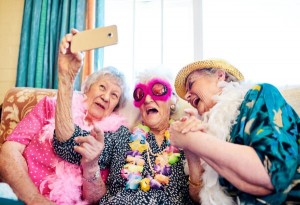 Create meme: senior, grandma, international day of older persons
