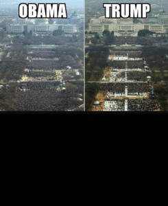 Create meme: crowd, trump inauguration, trump memes