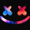 Create meme: marshmallow dj roblox, neon marshmallow, marshmello rainbow logo