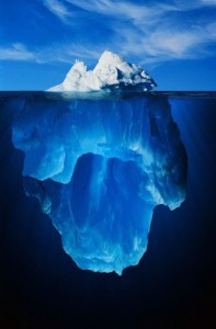 Create meme: the truth, iceberg under water, Curve