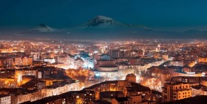 Создать мем: столица армении ереван, армения, гора арарат вид с еревана