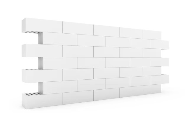 Create meme: white brick wall, brick wall, facade panels