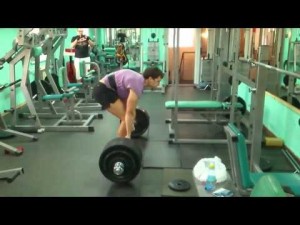 Create meme: Dmitry Shabalin powerlifting, bench press 100 kg, few shakes, dead lift (Romanian)