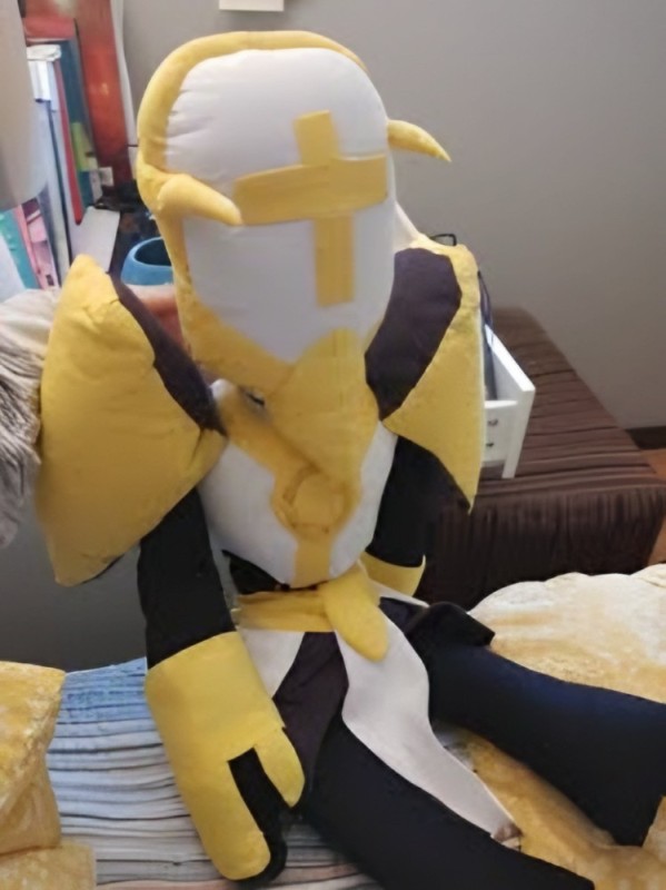 Create meme: konosuba cosplay, toy , plush toy rin kagamine