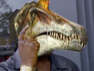 Создать мем: t rex, спинозавр, Умный спинозавр