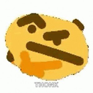 Создать мем: задумчивый смайлик мем, thonk, дискорд эмодзи