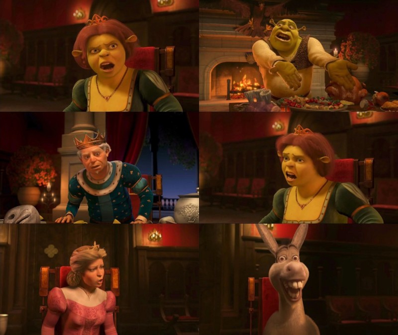 Create meme: meme Shrek Fiona, Shrek , Shrek Fiona donkey