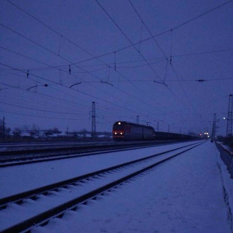 Create meme: darkness, train station, winter aesthetics