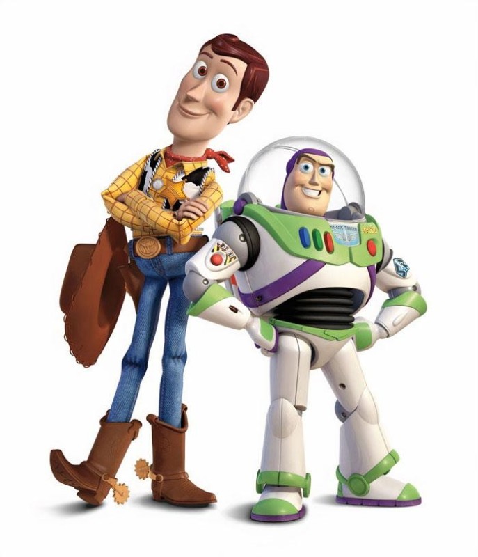 Create meme: buzz Lightyear and woody, baz Lightyear and woody, toy story characters