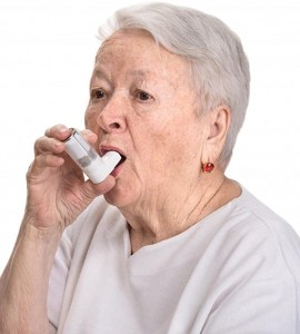 Create meme: asthma attack grandma, grandmother with asthma, grandma with a gun and inhaler