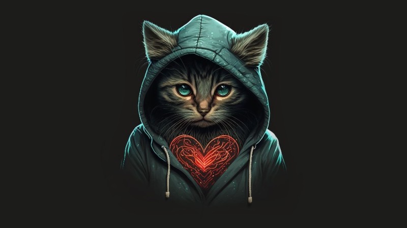 Create meme: vpn , lolzteam, a cat in a hood