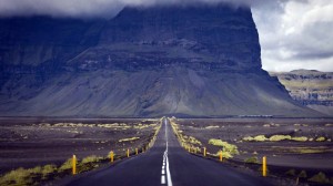 Create meme: road in the mountains, road wallpaper, East road of Iceland
