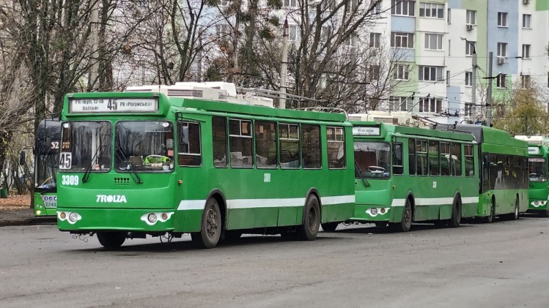 Create meme: trolley , Belarusian trolleybuses, double trolleybus