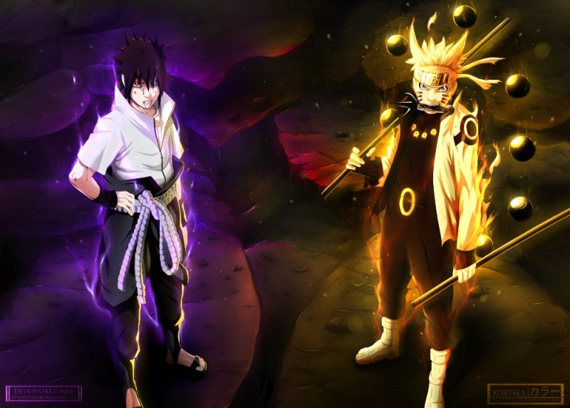 Create meme: naruto and Sasuke, naruto sasuke, Sasuke Uchiha and Naruto Uzumaki