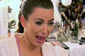 Create meme: Kim kardashian, kardashian crying, crying Kim kardashian