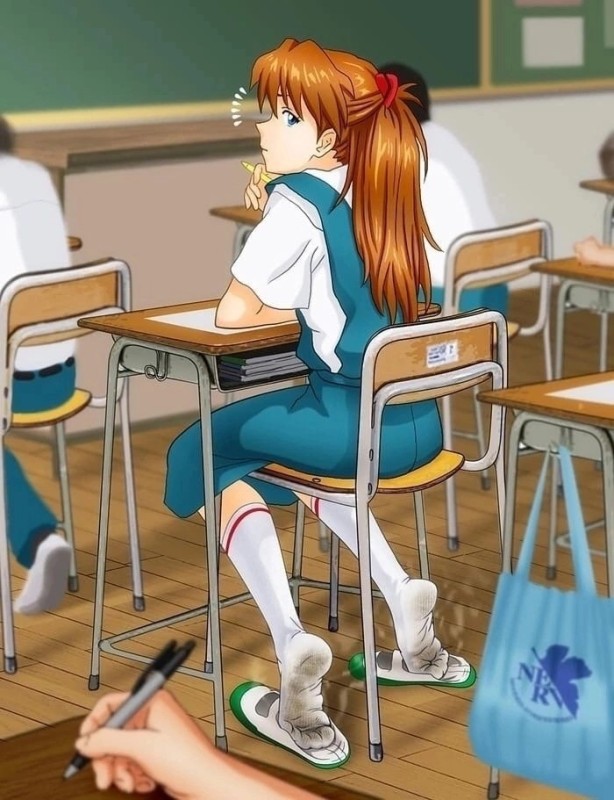 Create meme: asuka Shinji Rei 1995, anime, anime Asuka