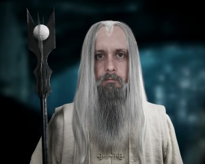 Create meme: Saruman AB, Saruman actor Christopher Lee, Saruman Bela