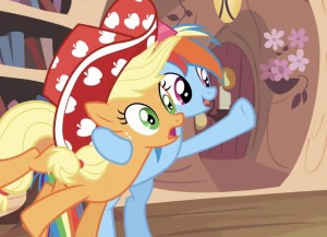 Создать мем: эпл джек пони, пинки радуга эпл джек, my little pony friendship is magic