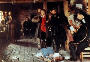 Создать мем: арест пропагандиста картина, илья репин картины, илья ефимович «арест пропагандиста», 1880 — 1892
