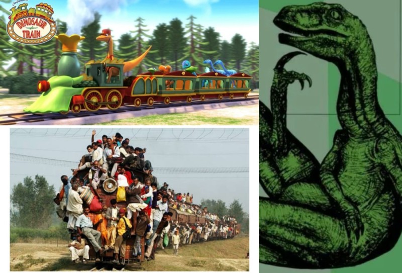 Создать мем: динозавр парк, поезд динозавров герои, динозавр