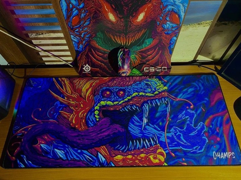 Create meme: hyper best, hyper beast, large mouse pad