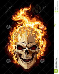 Create meme: avatar for steam burning skull, skull on fire, skull flames metal
