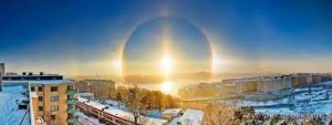 Create meme: sun halo