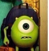 Create meme: Mike wazowski