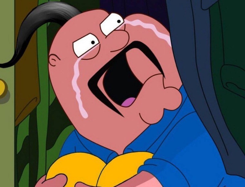 Create meme: and shut up already, and shut up already, Peter Griffin crying