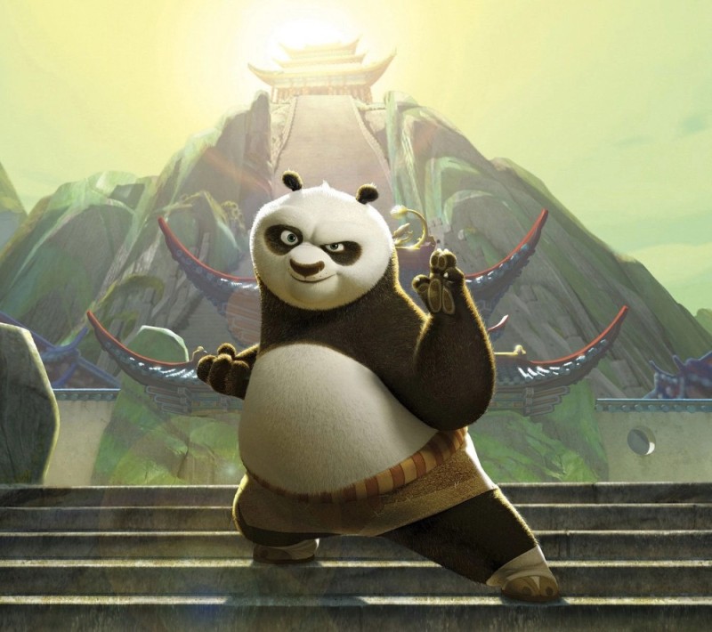 Create meme: kung fu panda, kung fu Panda, cartoon kung fu Panda