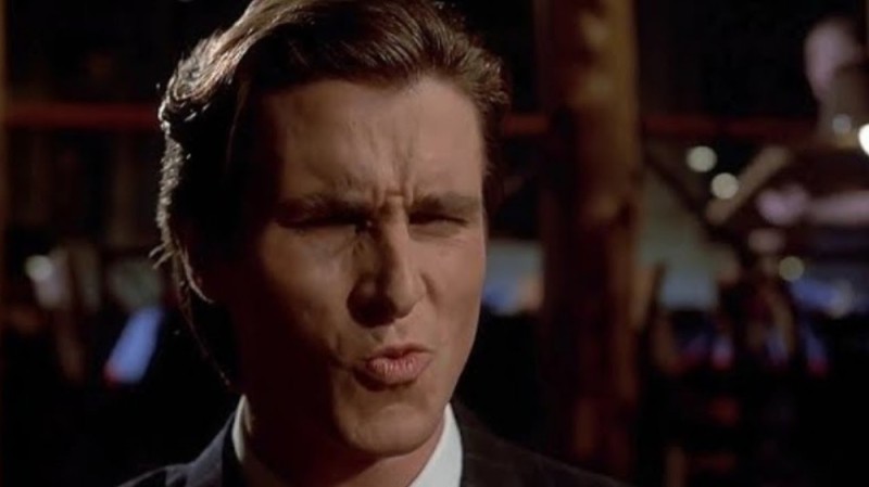 Create meme: american psycho 1, patrick bateman american psycho, American psycho GIF