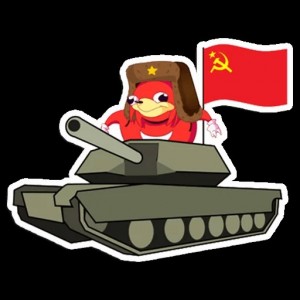 Create meme: to alzati Uganda, uganda knuckles, warrior of Uganda on the tank