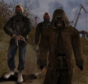 Create meme: S. T. A. L. K. E. R., pictures of the bandits from Stalker, Stalker bandits