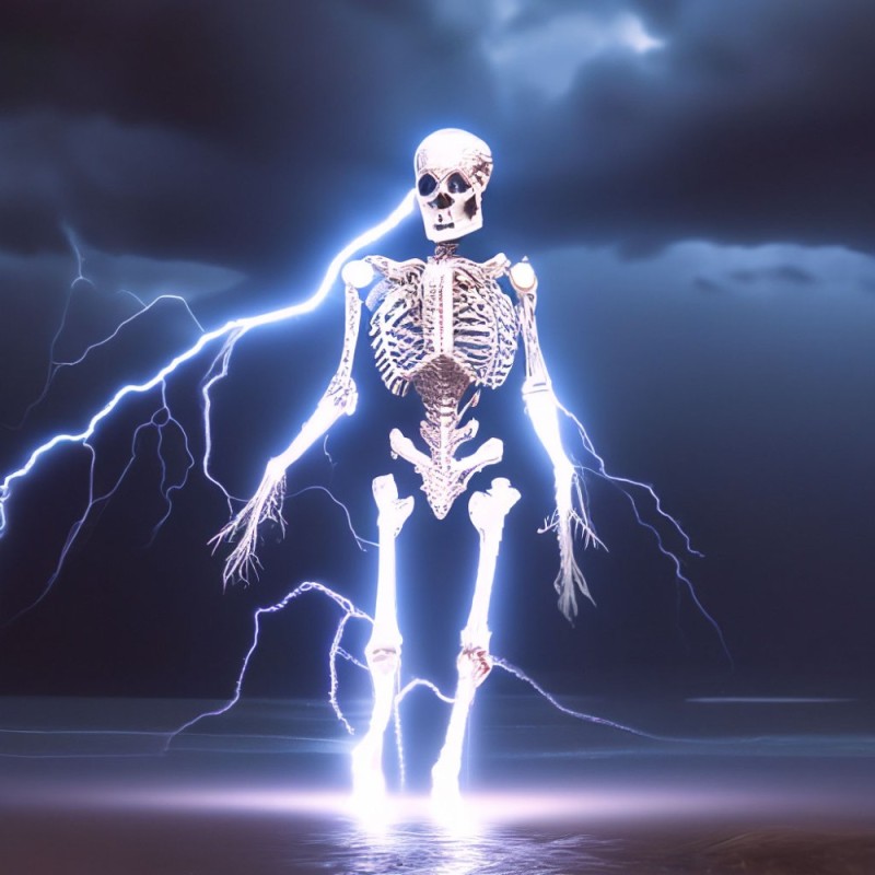 Create meme: darkness, human skeleton , skeleton 